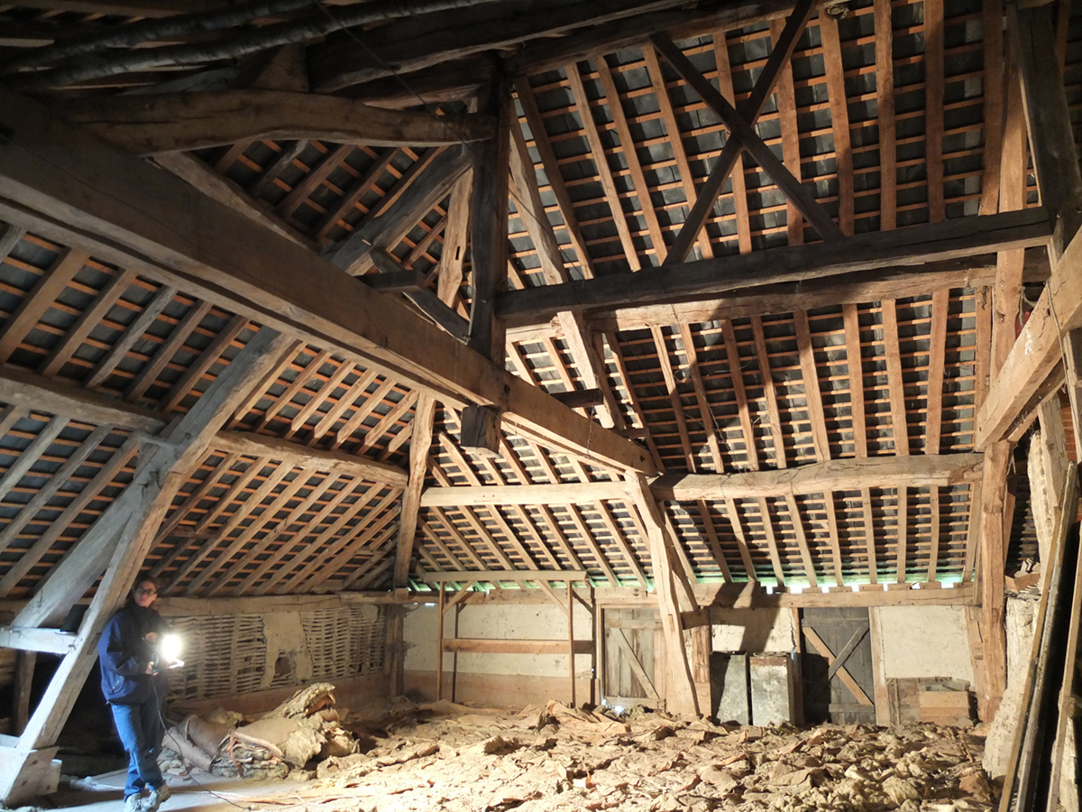 photo des combles avant travaux