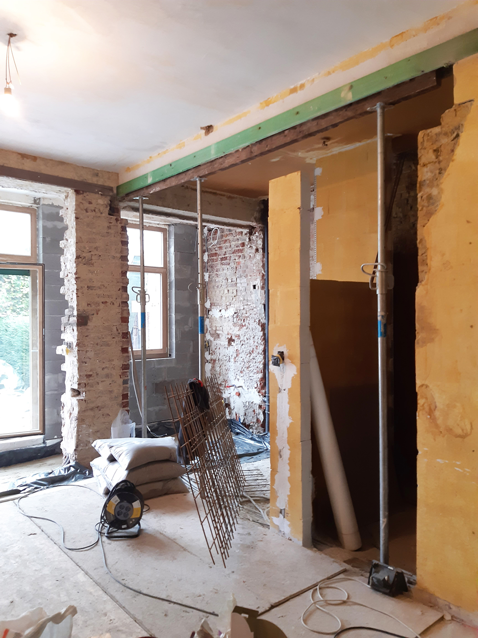 photo du chantier en cours