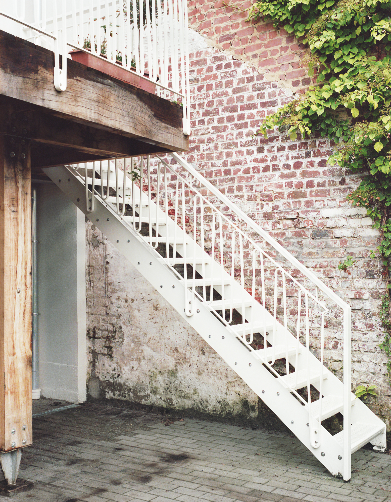 photo de la terrasse et de l'escalier