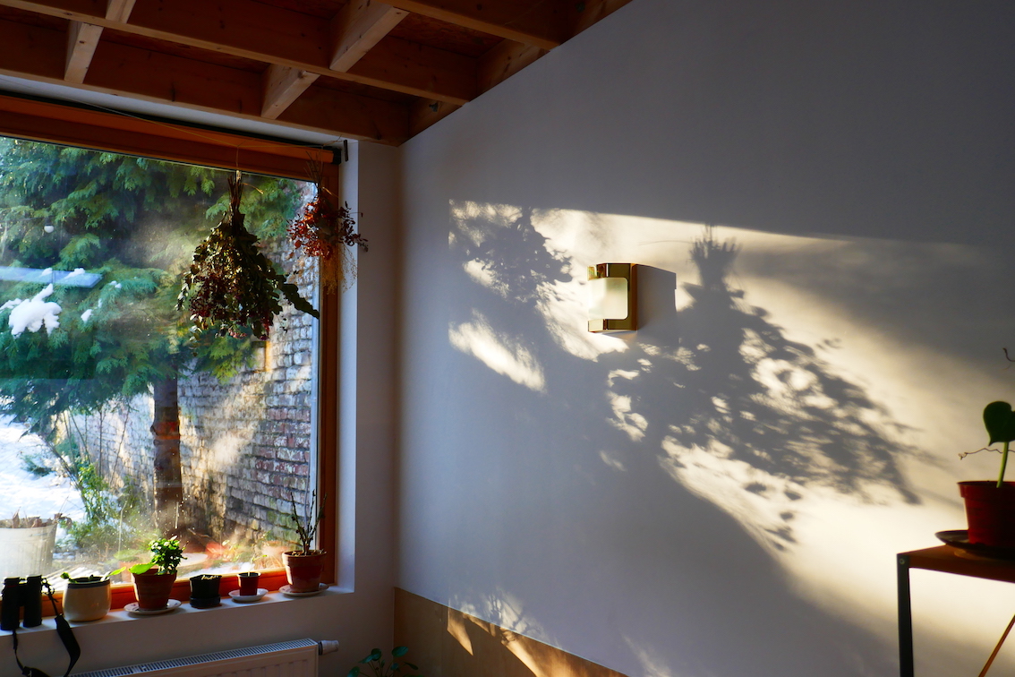 photo depuis l'intérieur vers le jardin