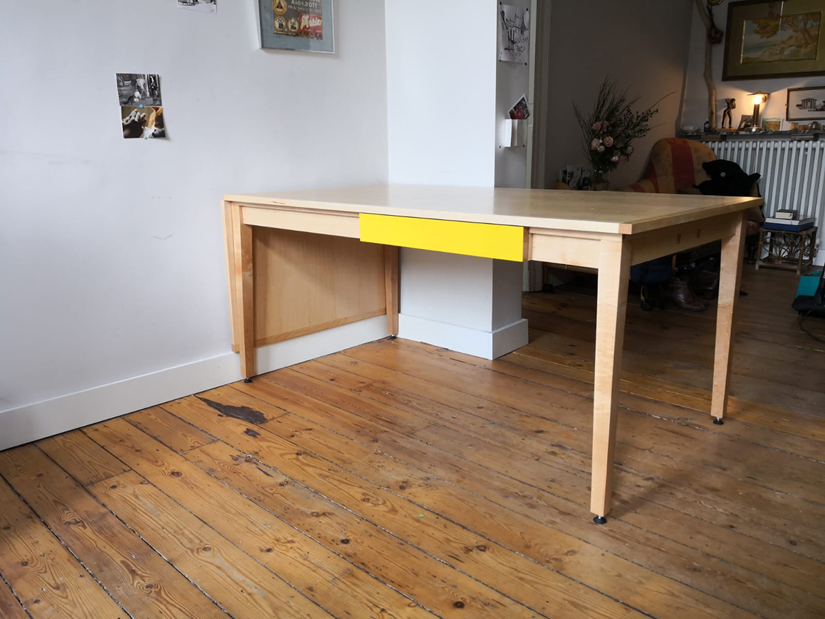 photo de la table réalisée