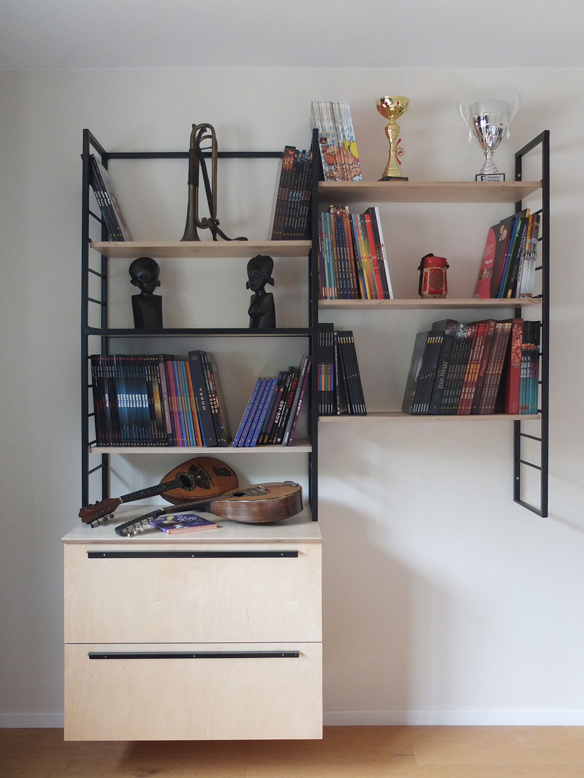photo chantier fini : mobilier de bureau