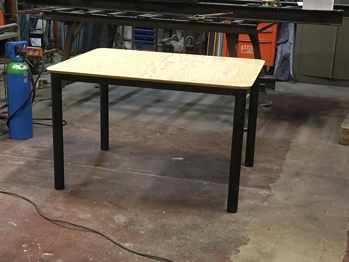 photo en cours de fabrication à l'atelier