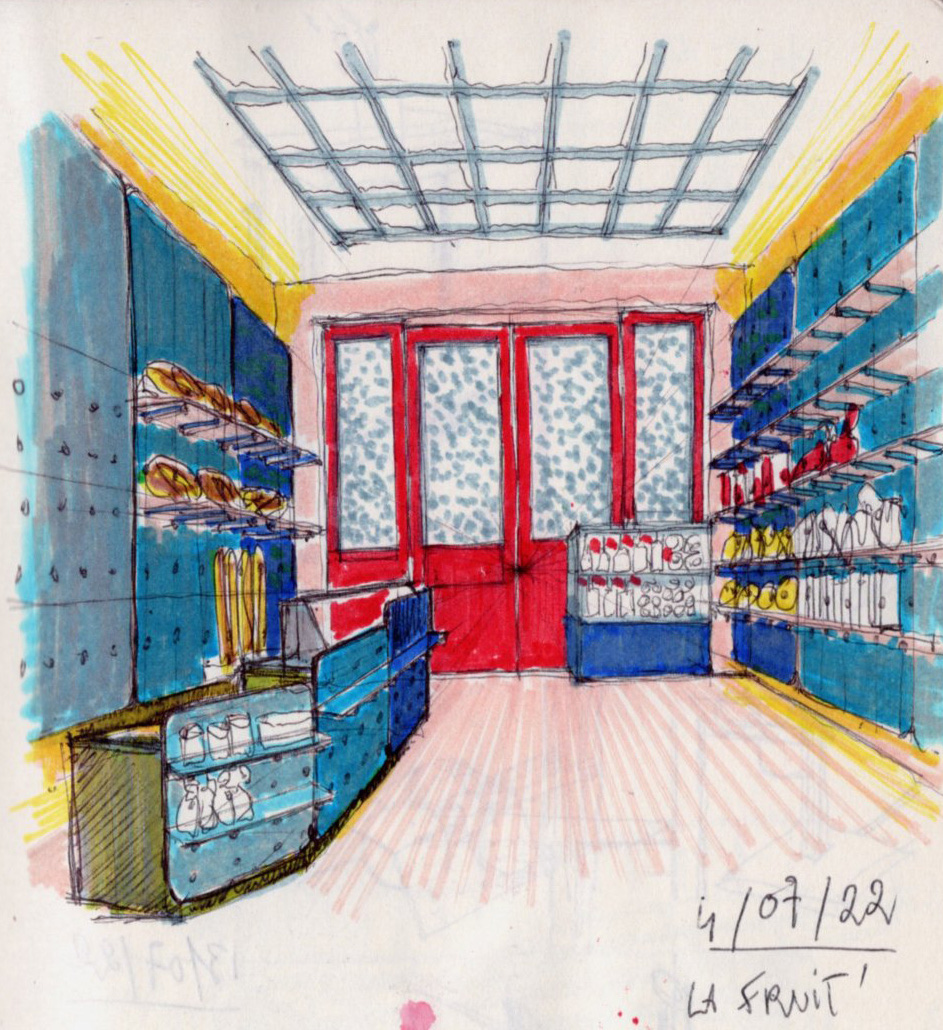 croquis du projet d'aménagement